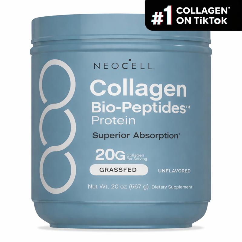 Recupera firmeza y juventud en tu piel rápido - Collagen Bio-Peptides Protein