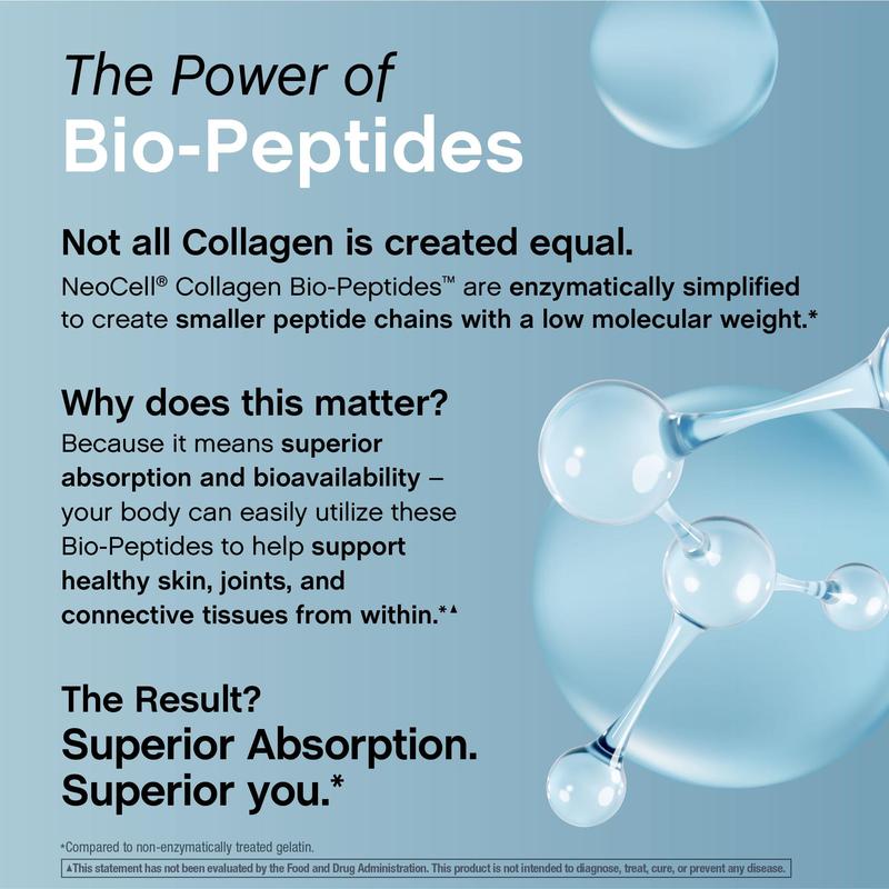 Recupera firmeza y juventud en tu piel rápido - Collagen Bio-Peptides Protein