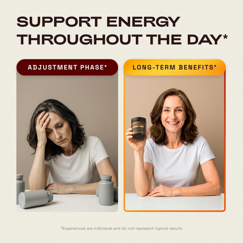 Apoya células jóvenes con NAD+ activo - NMN Supplement