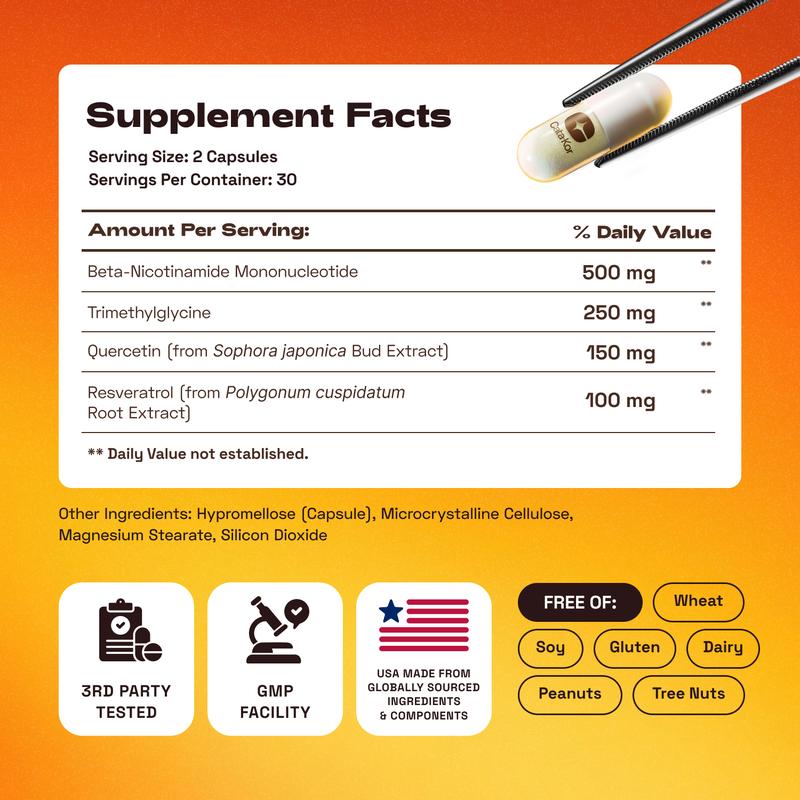 Apoya células jóvenes con NAD+ activo - NMN Supplement
